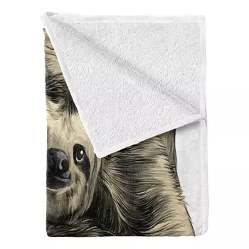 Плед twentyfour Faultier, 175 см цвет schwarz/elfenbein