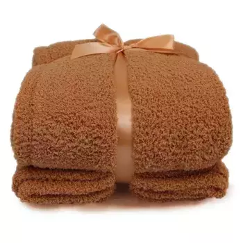 Плед Unique Living, коричневый