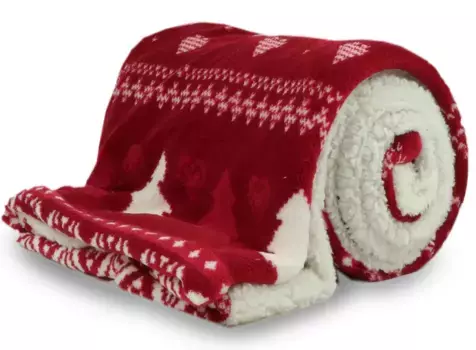 Плед Unique Living, красный