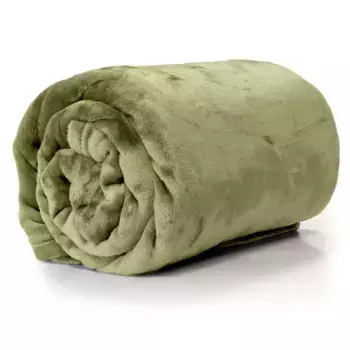 Плед Unique Living, зеленый