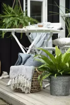 Плед Windschief Living, серый