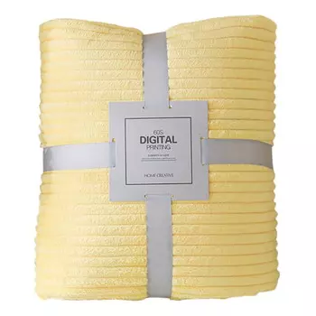 Плед Wozhidaoke, желтый