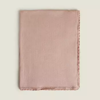 Плед Zara Cotton Knit, розовый