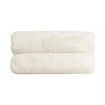 Плед Zara Home Faux Fur, белый