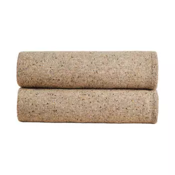 Плед Zara Home Plain Knit, бежевый