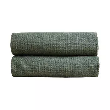 Плед Zara Home Soft-touch, темно-зеленый