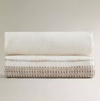 Плед Zara Home Striped, 140х190 см