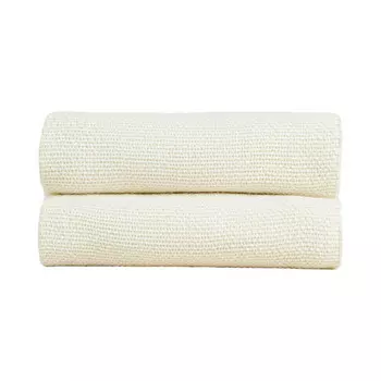 Плед Zara Home Striped, натуральный