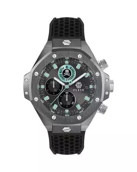 Plein Royal Chronograph, 46 мм PHILIPP PLEIN, черный