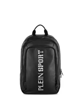 Plein Sport Arizona logo-lettering backpack, черный