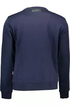 Plein Sport Athletic мужская толстовка с контрастным рисунком, синий