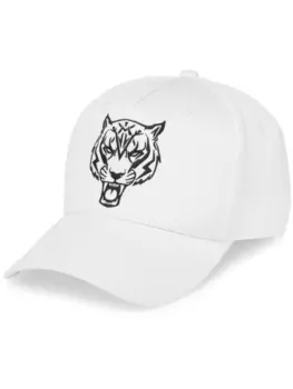 Plein Sport бейсболка Tiger, белый