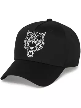 Plein Sport бейсболка Tiger, черный