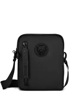Plein Sport Boston logo-embossed crossbody bag, черный