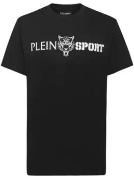 Plein Sport футболка с круглым вырезом, черный