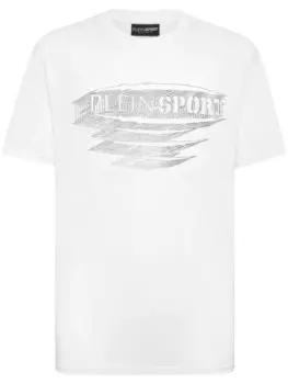 Plein Sport футболка с логотипом, белый