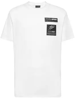 Plein Sport футболка с логотипом, белый