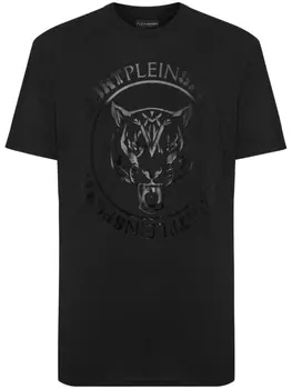 Plein Sport футболка с логотипом, черный