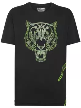Plein Sport футболка с логотипом, черный