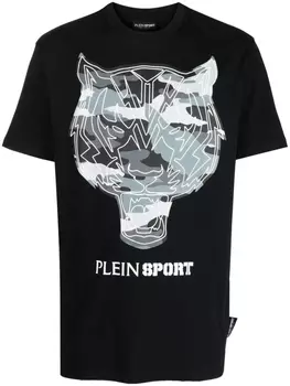 Plein Sport футболка с логотипом, черный