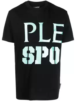 Plein Sport футболка с логотипом, черный