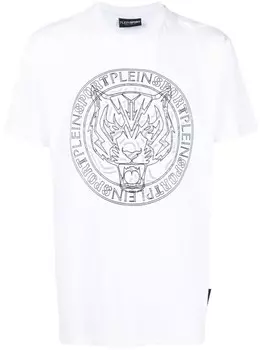Plein Sport футболка с принтом, белый