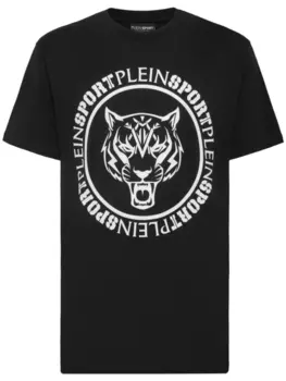 Plein Sport футболка с принтом Carbon Tiger, черный