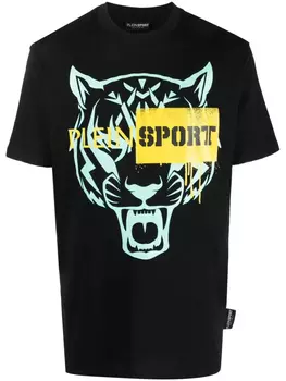 Plein Sport футболка с принтом, черный