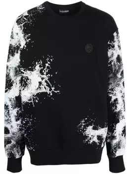 Plein Sport футболка Splash Extreme, черный