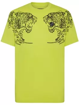 Plein Sport футболка SS Tiger, желтый