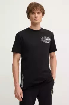 PLEIN SPORT хлопковая футболка, черный