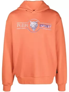 Plein Sport худи Chrome Scratch Edition, оранжевый