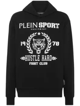 Plein Sport худи с логотипом, черный