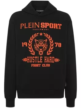 Plein Sport худи с логотипом, черный