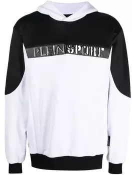 Plein Sport худи с логотипом, черный
