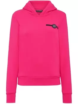 Plein Sport худи с логотипом, розовый