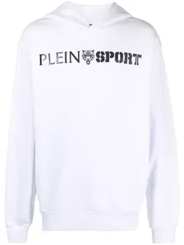 Plein Sport худи Statement с логотипом, белый