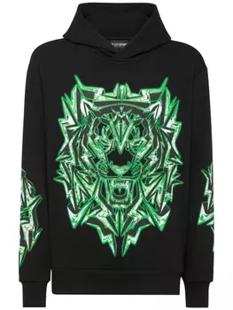 Plein Sport худи Thunder Tiger, черный
