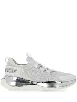Plein Sport кроссовки Gen X.02 с эффектом металлик, белый