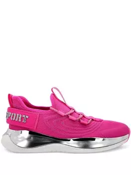 Plein Sport кроссовки Runner с логотипом, розовый