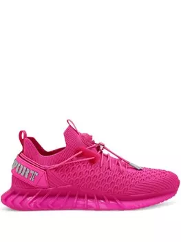 Plein Sport кроссовки Runner с логотипом, розовый
