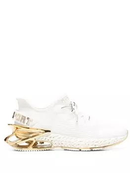 Кроссовки Plein Sport Thunder Force Lace-up, белый/золотой