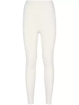 Plein Sport легинсы с завышенной талией, белый