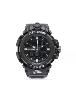 Plein Sport наручные часы Combat Power 50 мм, черный
