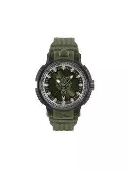Plein Sport наручные часы Tiger Power 45 мм, зеленый
