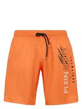 Plein Sport плавки-шорты Scratch, оранжевый