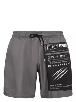 Plein Sport плавки-шорты Scratch, серый