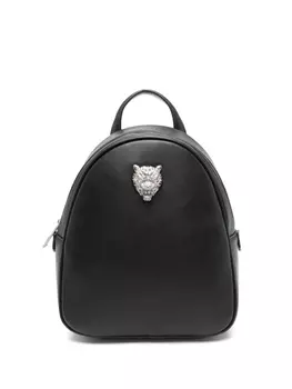 Plein Sport рюкзак с логотипом, черный