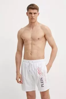 PLEIN SPORT шорты для плавания, белый