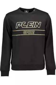 Plein Sport Sleek Active мужская толстовка с длинными рукавами, черный